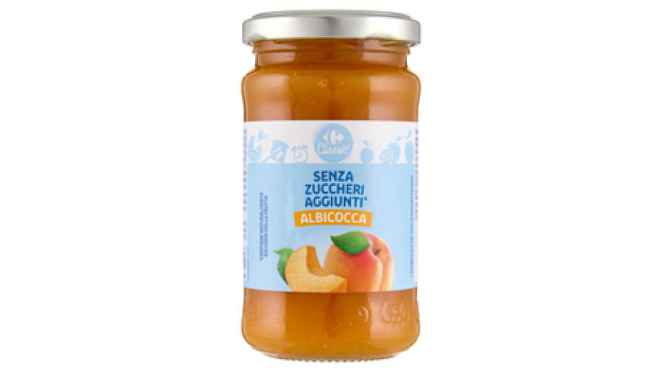 Carrefour Classic Senza Zuccheri Aggiunti* Albicocca 220 g