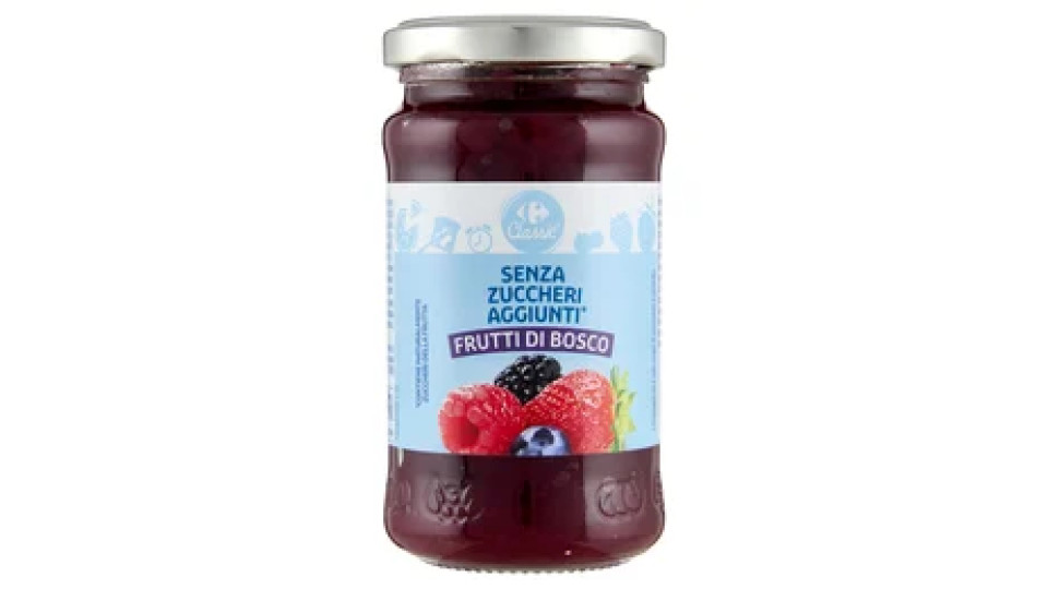 Carrefour Classic Senza Zuccheri Aggiunti* Frutti di Bosco 220 g