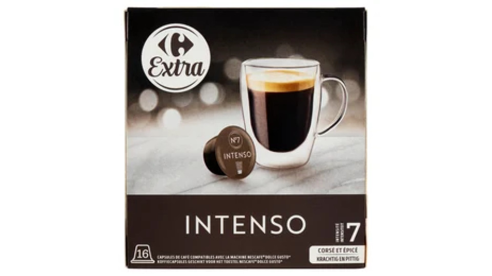 Carrefour Extra Intenso Capsule 16 x 7,5 g