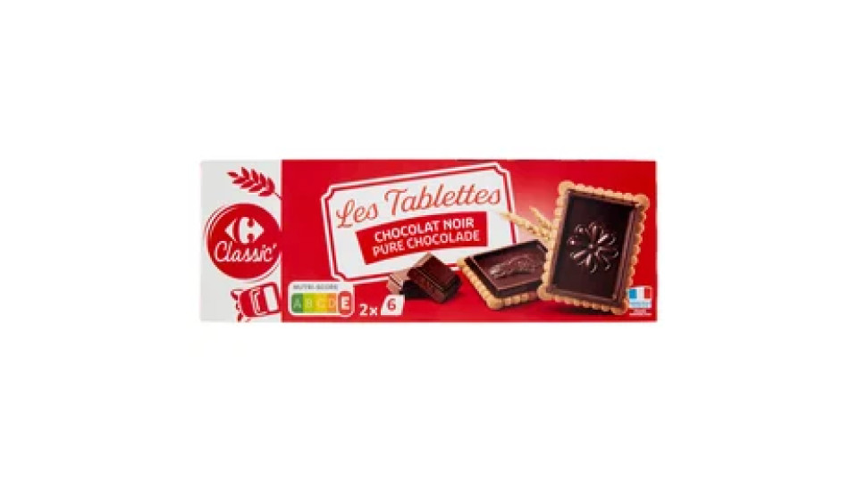 Carrefour Les Tablettes Chocolat Noir 150 g