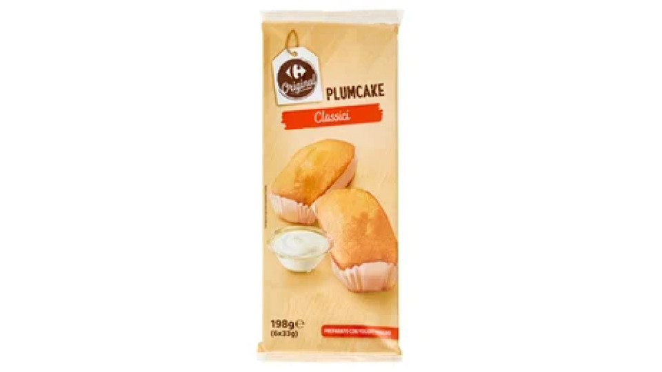 Carrefour Original Plumcake Classici 6 x 33 g