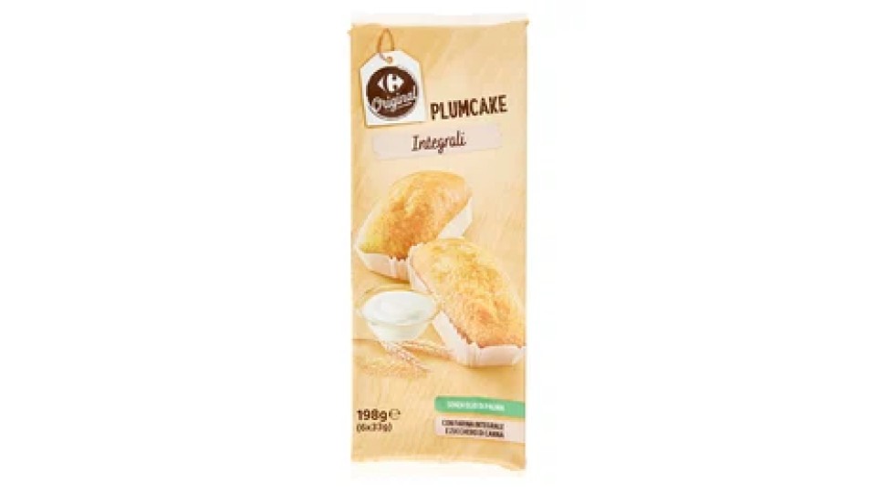 Carrefour Original Plumcake Integrali 6 x 33 g