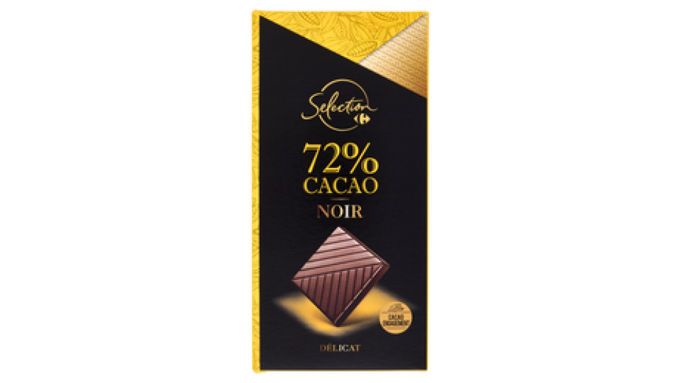 Carrefour Selection 72% Cacao Noir 80 g