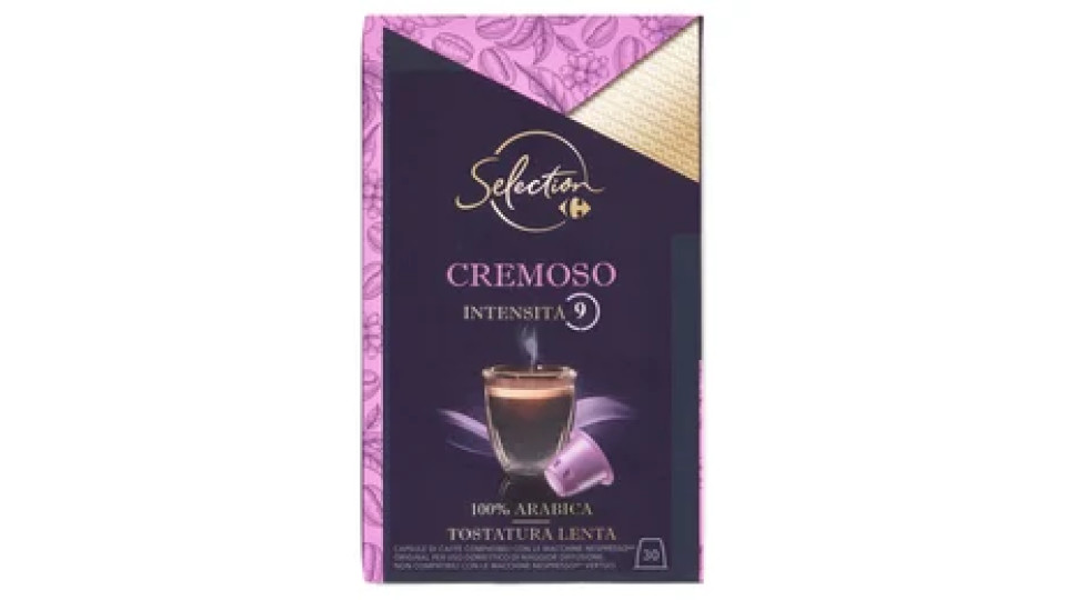 Carrefour Selection Cremoso Intensità 9 Capsule 30 x 5 g