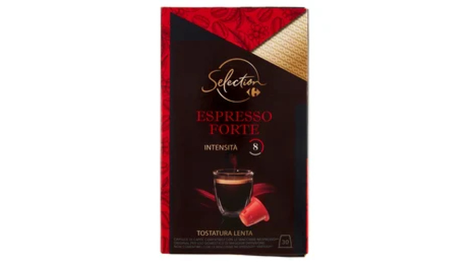 Carrefour Selection Espresso Forte Intensità 8 Capsule 30 x 5 g