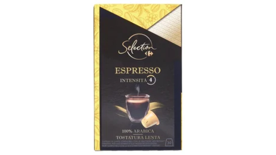 Carrefour Selection Espresso Intensità 4 Capsule 30 x 5 g