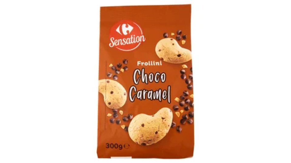 Carrefour Sensation Frollini Choco Caramel 300 g