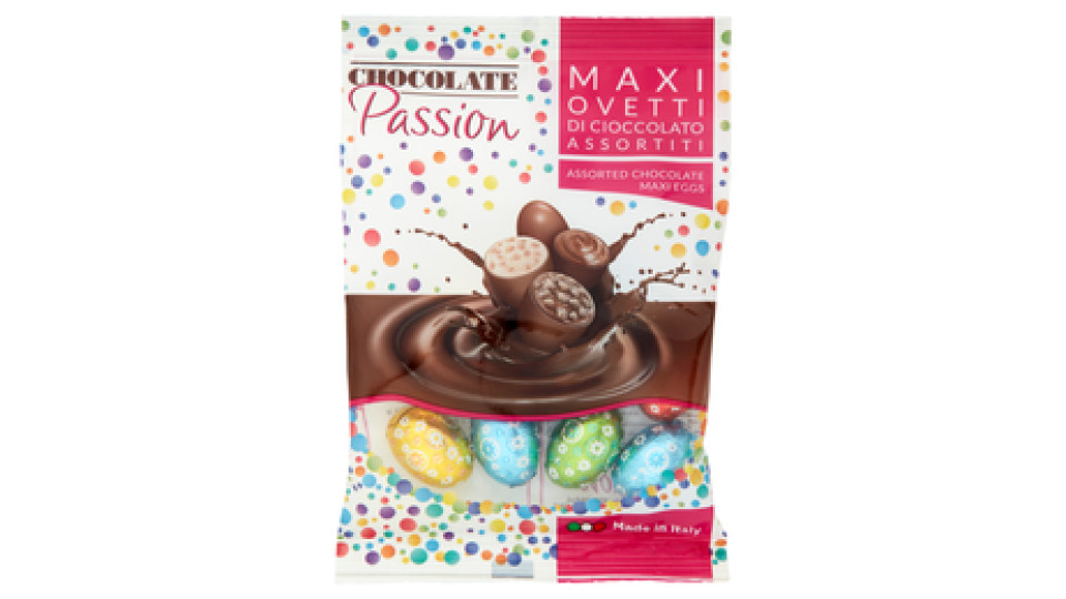 Chocolate Passion Maxi Ovetti di Cioccolato Assortiti 110 g
