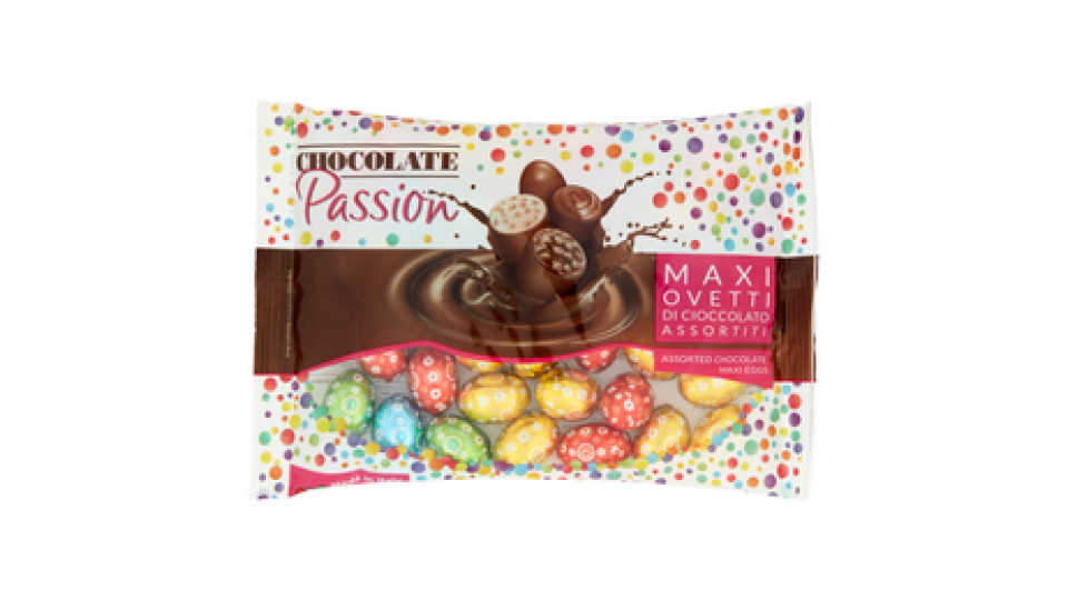 Chocolate Passion Maxi Ovetti di Cioccolato Assortiti 450 g