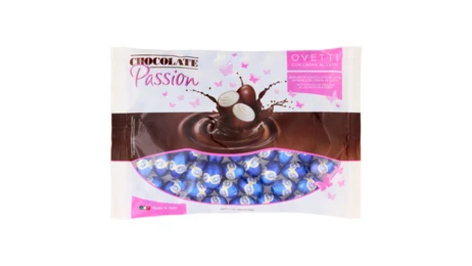 Chocolate Passion Ovetti con Crema al Latte 450 g