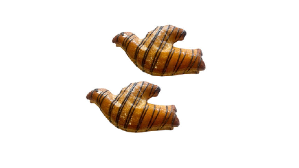 Colombine di Sfoglia con Variegatura al Cacao