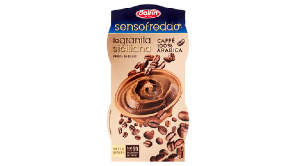dolfin sensofreddo la granita siciliana Caffè 100% Arabica 2 x 100 ml