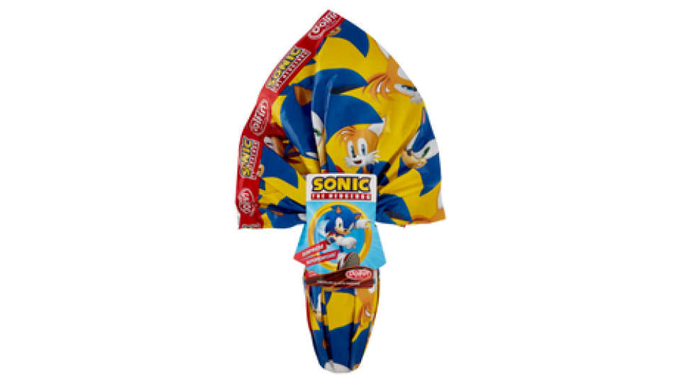 dolfin Uovo di Cioccolato al Latte Finissimo Sonic the Hedgehog 220 g