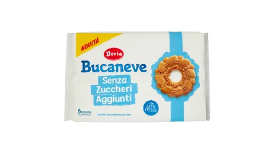 Doria Bucaneve Senza Zuccheri Aggiunti 6 x 45,6 g