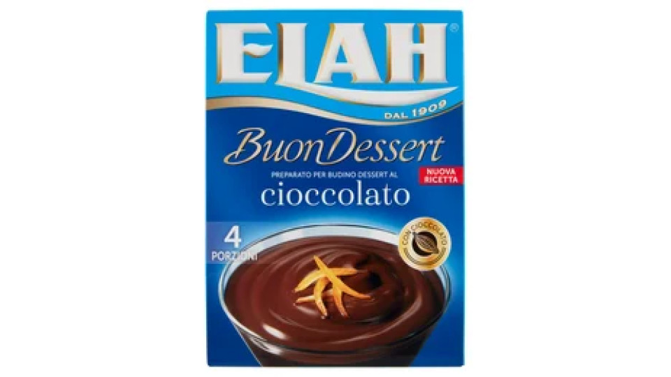 Elah Buon Dessert Preparato per Budino Dessert al cioccolato 85 g