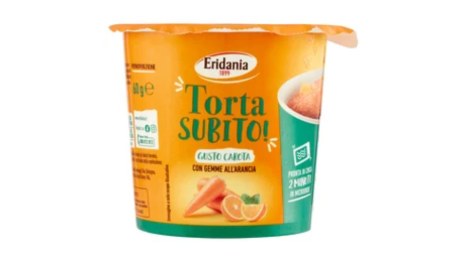Eridania Torta Subito! Gusto Carota 60 g