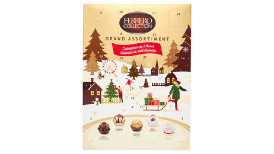 Ferrero Collection Grand Assortiment Calendario dell'Avvento 24 pezzi 250 g