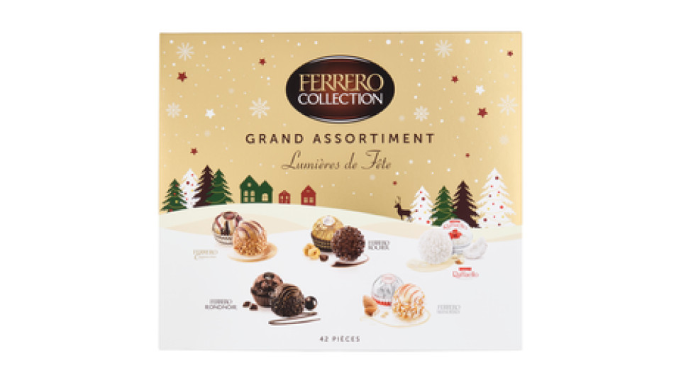 Ferrero Collection Grand Assortiment Lumières de Fete 42 pezzi 431 g