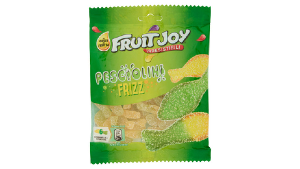 FRUIT JOY Caramelle Gommose Pesciolini Frizz 170g