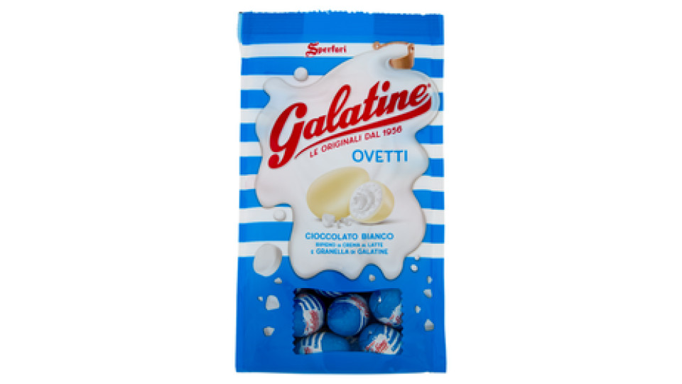 Galatine Ovetti Cioccolato Bianco 150 g