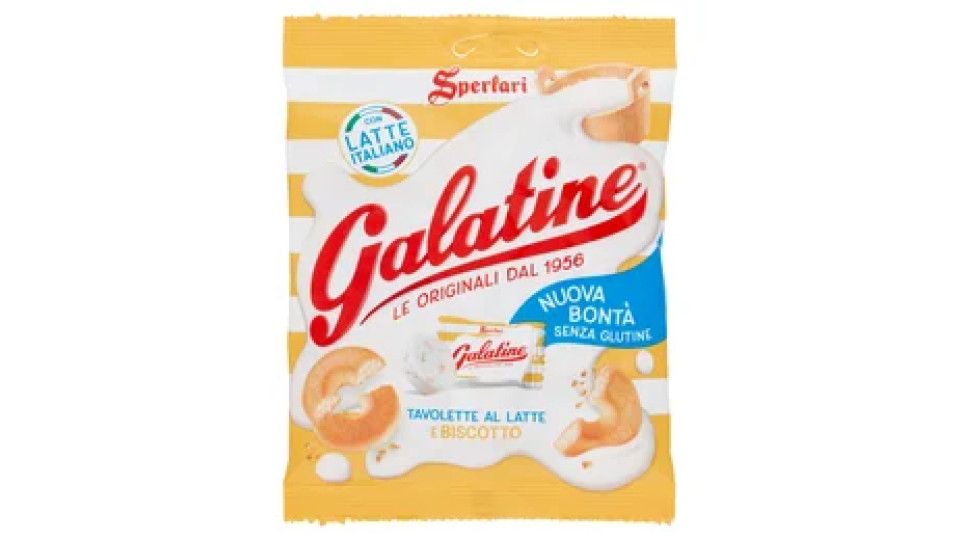 Galatine Tavolette al Latte e Biscotto 115 g