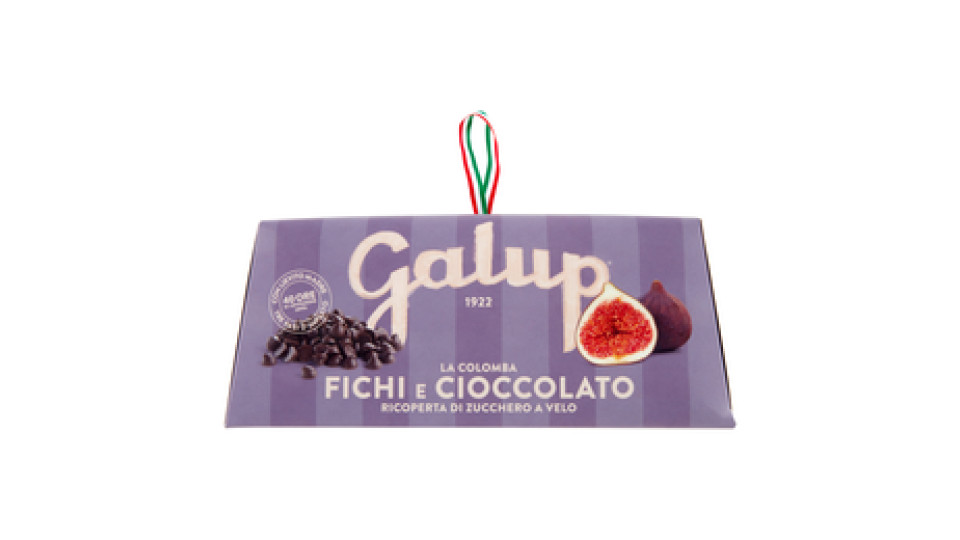 Galup la Colomba Fichi e Cioccolato Ricoperta di Zucchero a Velo 750 g