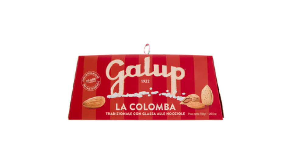 Galup la Colomba Tradizionale con Glassa alle Nocciole 750 g