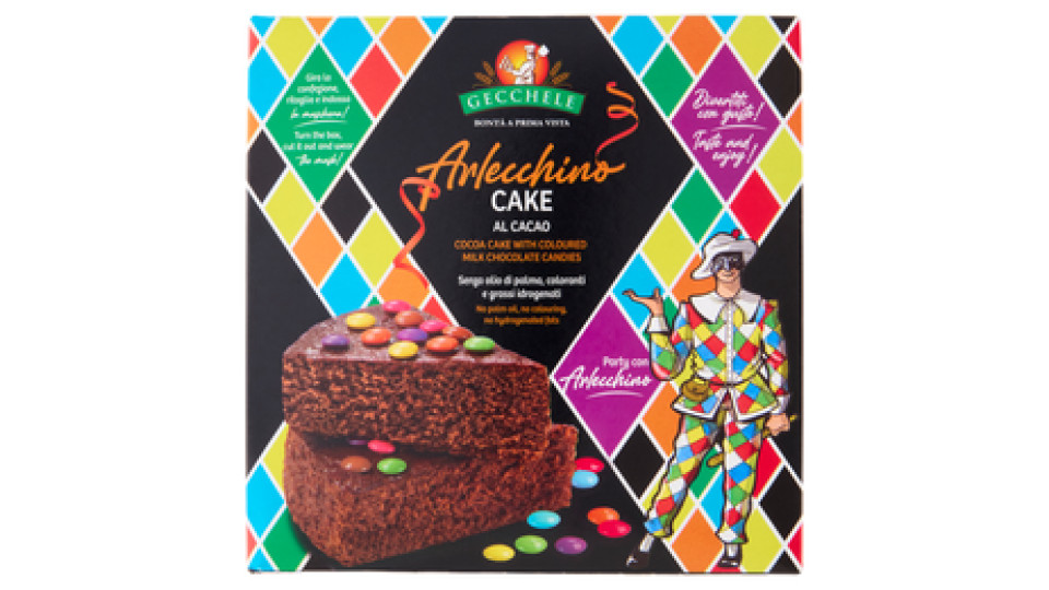 Gecchele Arlecchino Cake al Cacao 275 g