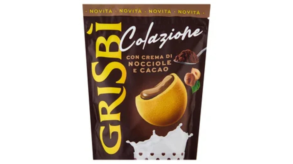 Grisbì Colazione con Crema di Nocciole e Cacao 225 g