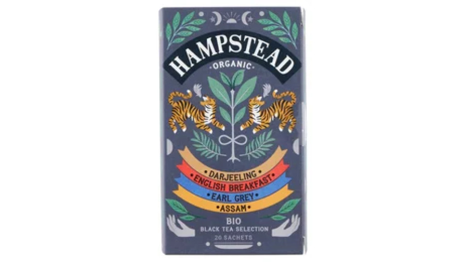 Hampstead Organic Bio Black Tea Selection 20 Sachets 41,25 g