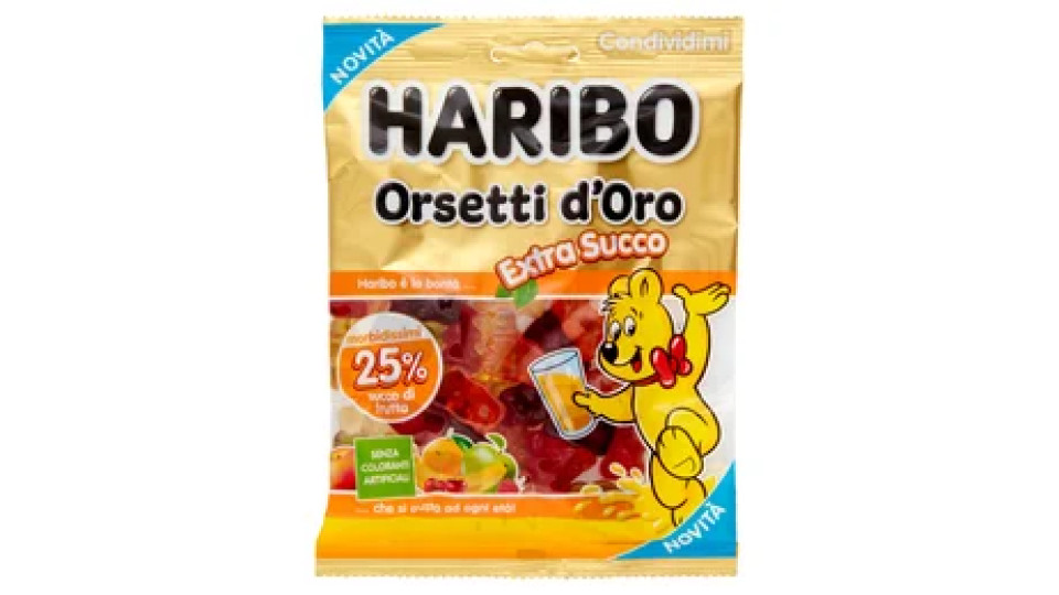 Haribo Orsetti d'Oro Extra Succo 150 g