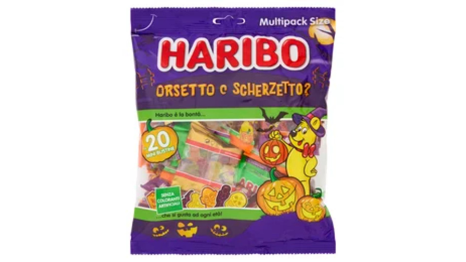 Haribo Orsetto o Scherzetto? 20 Mini Bustine 250 g