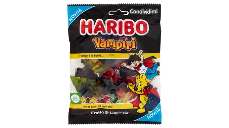 Haribo Vampiri Frutta & Liquirizia 160 g