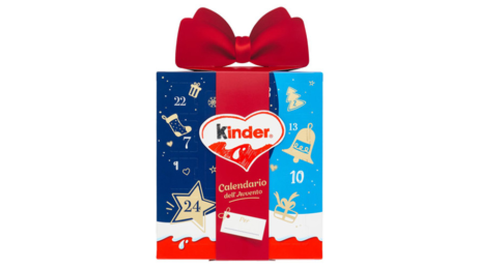 Kinder Calendario dell'Avvento Pacco regalo 24 pezzi 214 g