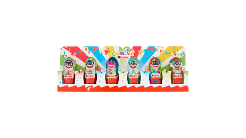 Kinder Carnevale 6 pezzi 90 g