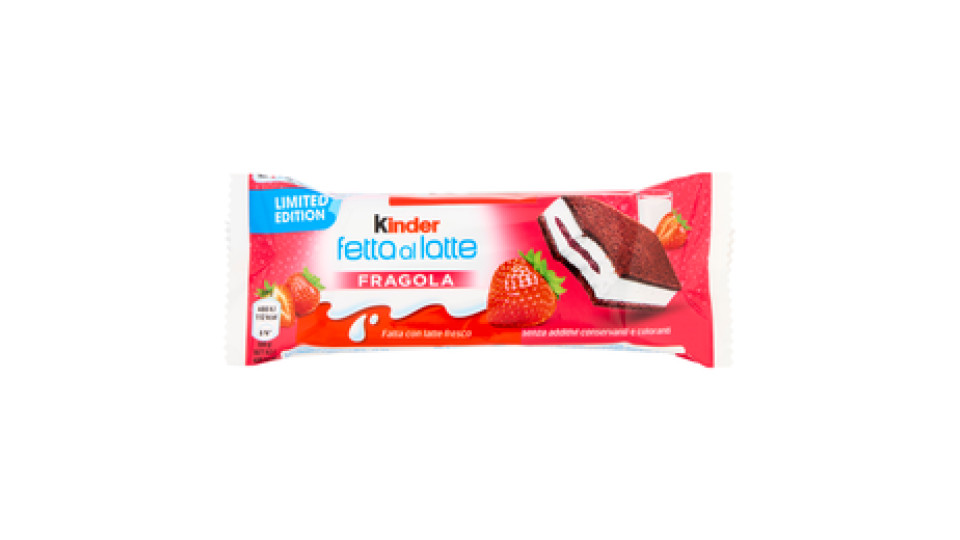 Kinder fetta al latte Fragola 5 x 28 g