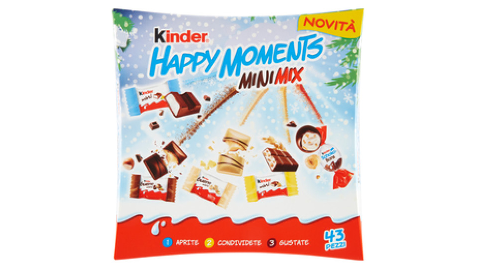 Kinder Happy Moments Mini Mix 43 Pezzi 242 g