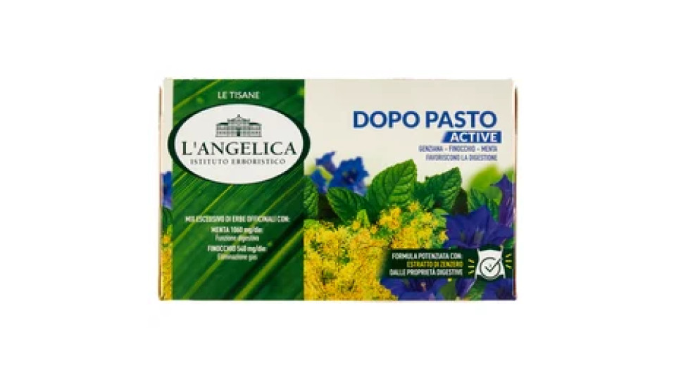 L'Angelica Le Tisane Dopo Pasto Active 18 Filtri 36 g