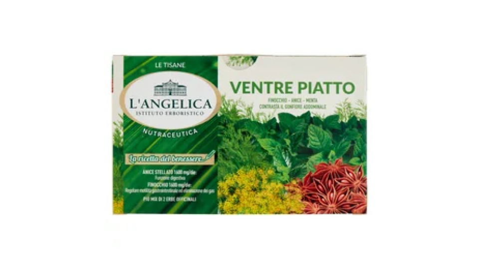 L'Angelica Le Tisane Nutraceutica Ventre Piatto 20 Filtri 40 g