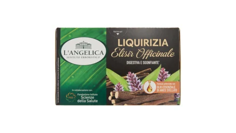 L'Angelica Liquirizia Elisir Officinale 18 Filtri 27 g