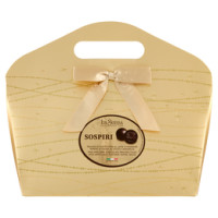 La Suissa Sospiri Praline di Cioccolato al Latte e Fondente Ripiene di Crema al Gusto Caramello 140g