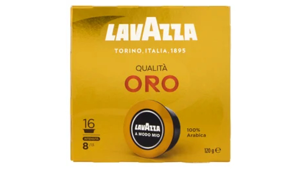 Lavazza A Modo Mio Qualità Oro 16 Capsule 120 g
