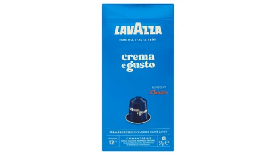 Lavazza crema e gusto Classico Compatibile con Nespresso Original 10 Capsule 57 g
