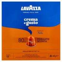 Lavazza crema e gusto Forte Compatibile con Nespresso Original 80 Capsule 440 g