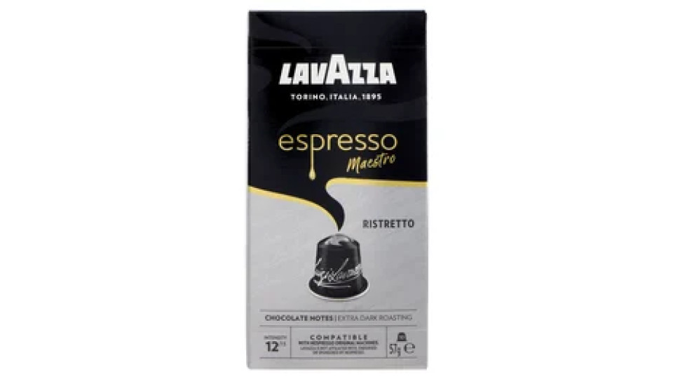 Lavazza Espresso Maestro Ristretto Compatibile con Nespresso Original 10 Capsule 57 g