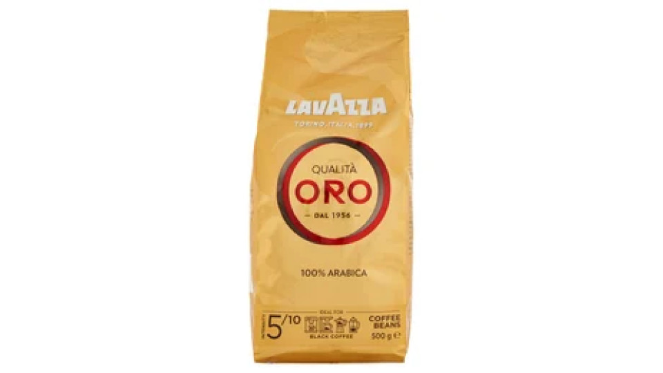 Lavazza Qualità Oro 100% Arabica Coffee Beans 500 g