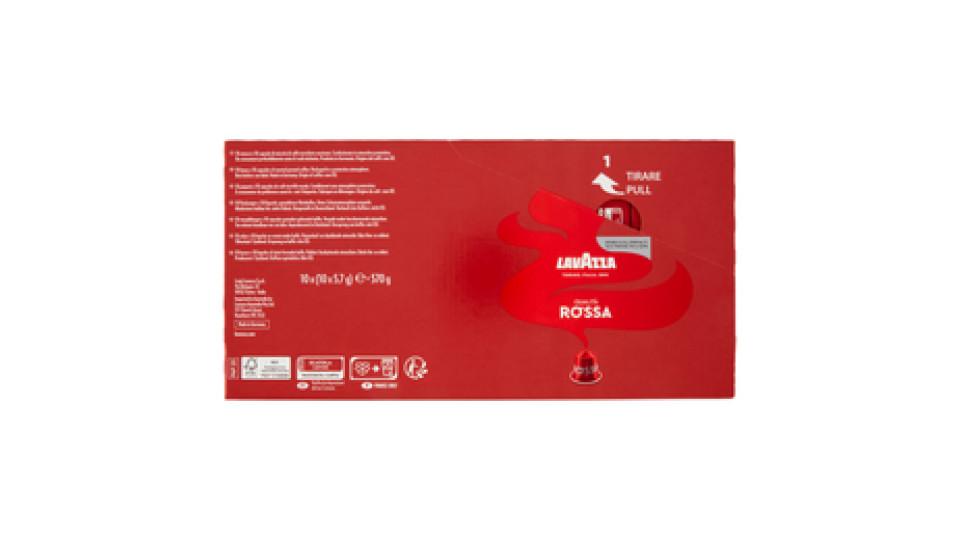 Lavazza Qualità Rossa Compatibile con macchine Nespresso Original 10 x (10 x 5,7g)