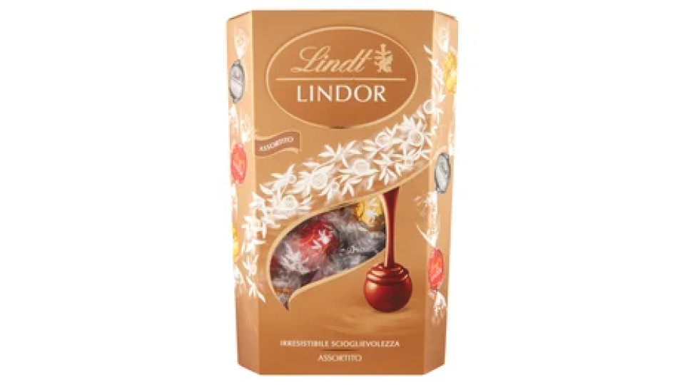 Lindt Cioccolatini Lindor Cioccolatini assortiti Scatola 337 g