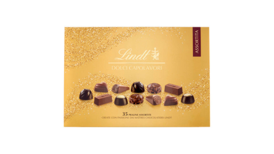 Lindt Dolci Capolavori Cioccolatini assortiti Scatola regalo 337 g