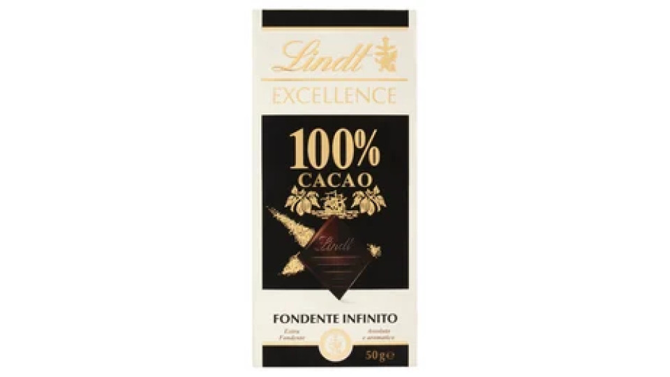Lindt Excellence Tavoletta Cioccolato Fondente 100% 50 g